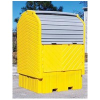 UltraTech International Inc 1162 UltraTech Ultra- IBC HardTop 360 Gallon Capacity Without Drain,